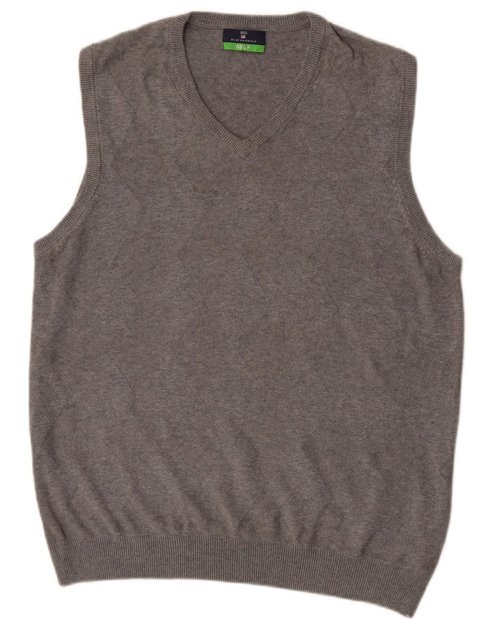 MARKS & SPENCER Débardeur Blue Harbour Vest pour homme UK 38/40 Gris moyen