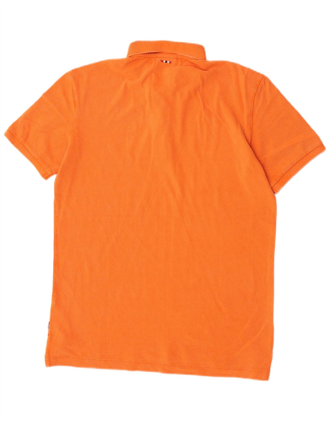 Napapijri Polo Homme Orange Moyen Coton