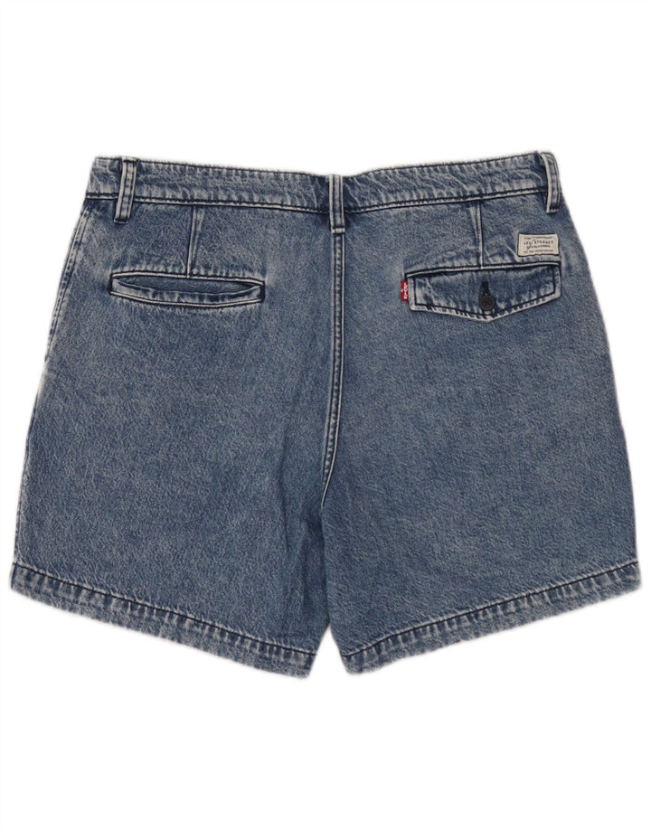 Levi's Short Chino Denim Femme W34 Large Bleu Coton
