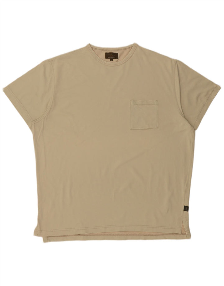 CALVIN KLEIN T-Shirt Khakis Homme Kaki Large