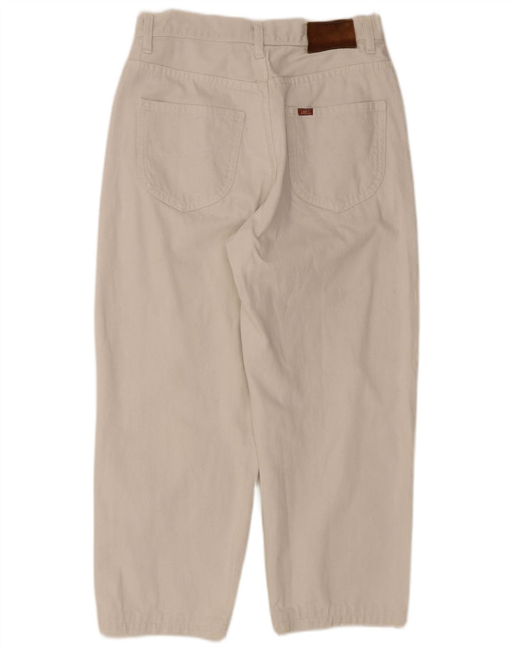 Lee Jean Court Riders W33 L24 Homme Blanc Coton