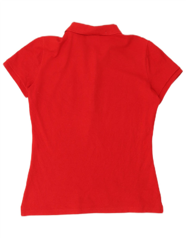 Lacoste Polo Femme Taille 40 Coton Rouge Moyen