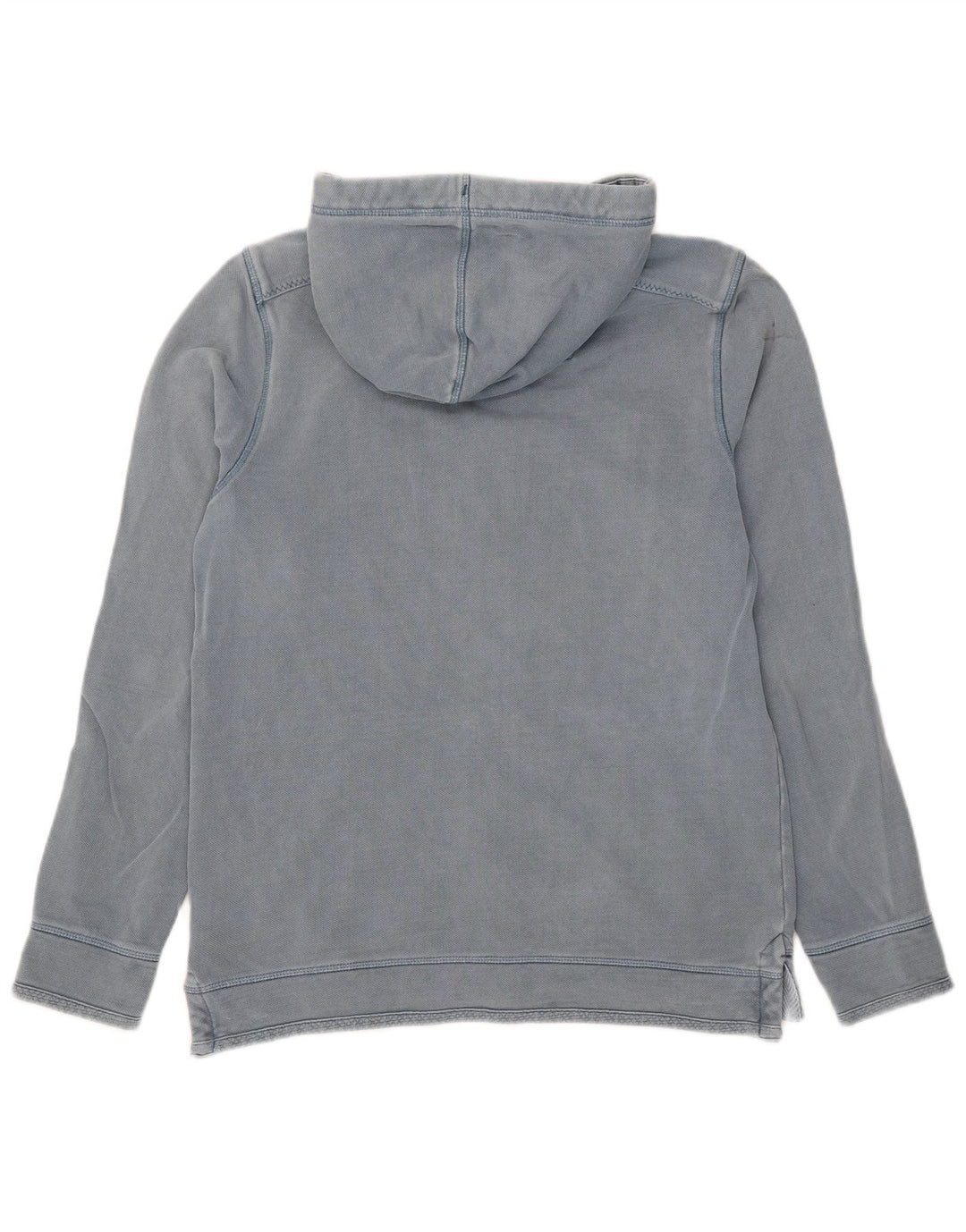 Fat Face Pull à capuche zippé pour homme Petit coton bleu