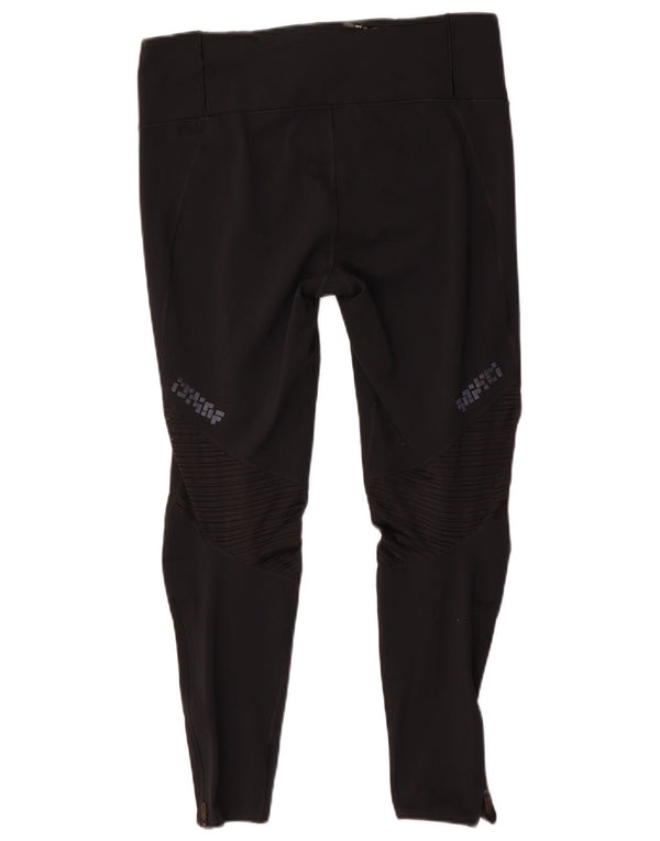 Adidas Climacool Graphic Leggings UK 16/18 Large Noir Polyester
