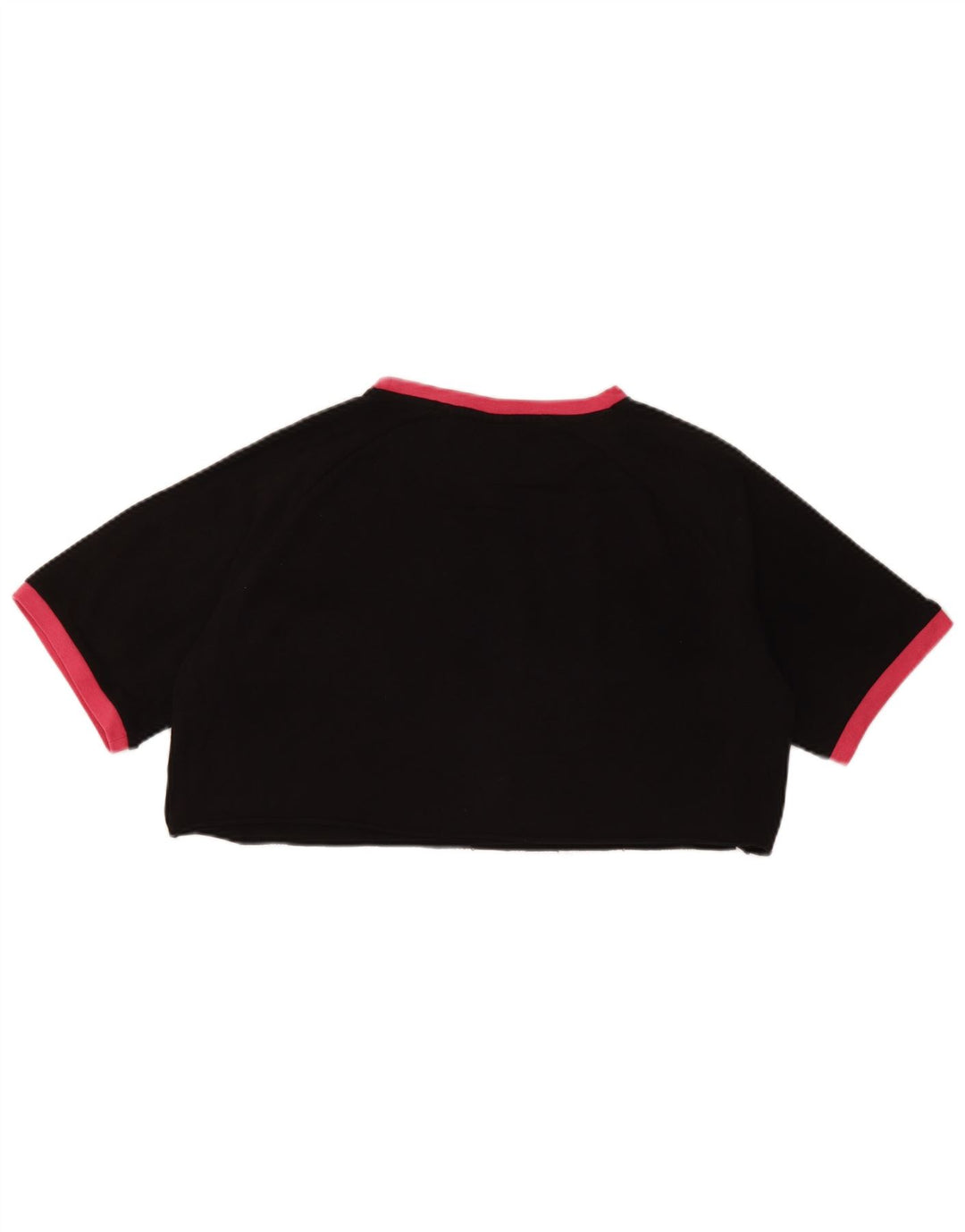 KAPPA T-shirt court surdimensionné pour femme en coton noir UK 10