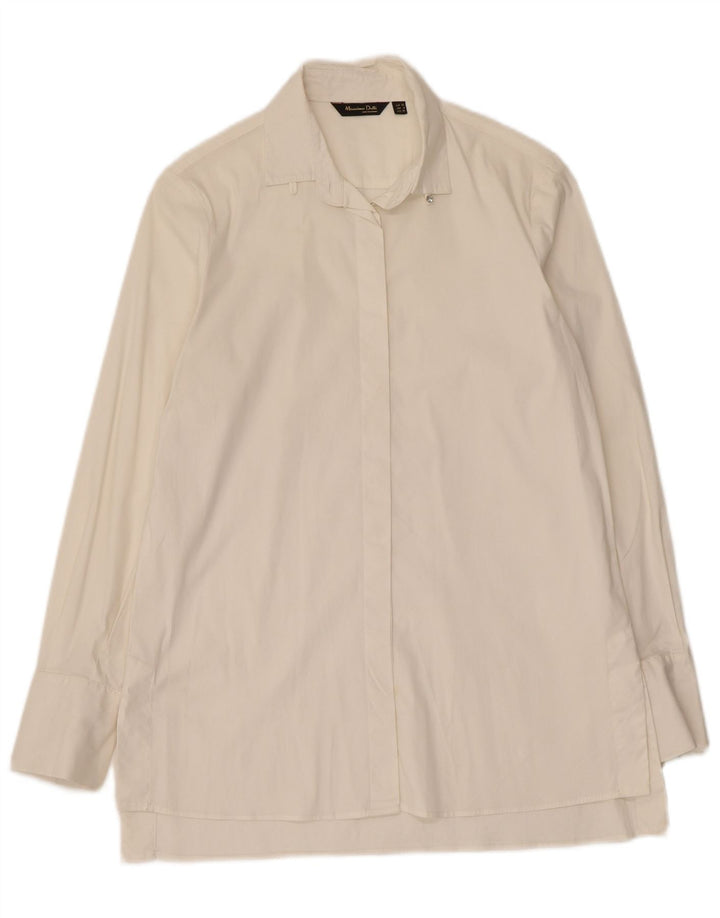 MASSIMO DUTTI Chemise Femme EU 36 XS Blanc