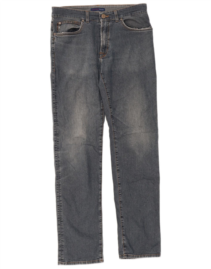 Femme Trussardi Jean Droit W32 L32 Bleu