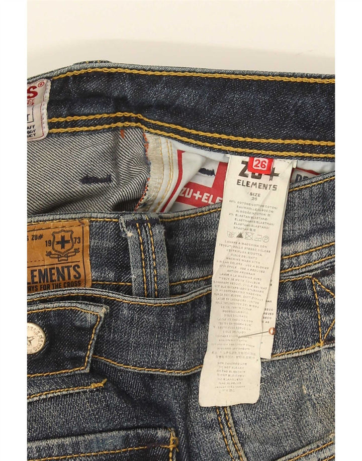 Zu Elements Jean skinny effet vieilli W26 L31 en coton bleu pour femme