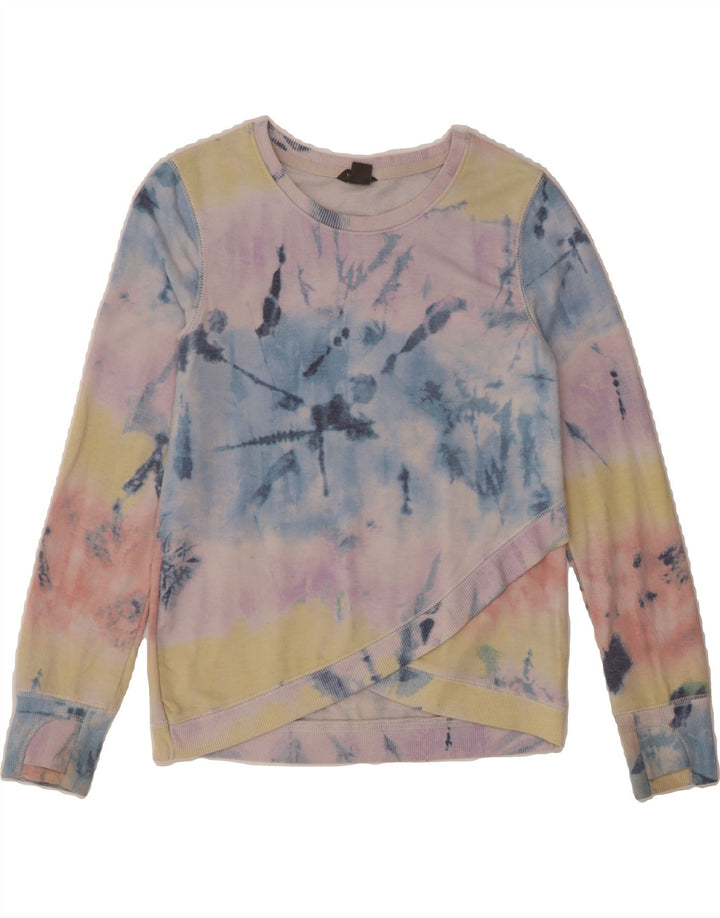 EDDIE BAUER Girls Sweatshirt Jumper 10-11 Years Large Multicoloured Vintage Eddie Bauer and Second-Hand Eddie Bauer from Messina Hembry 
