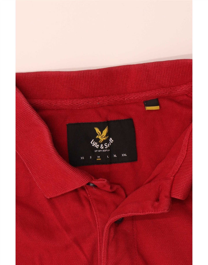 Lyle & Scott Polo Homme Rouge Moyen Coton