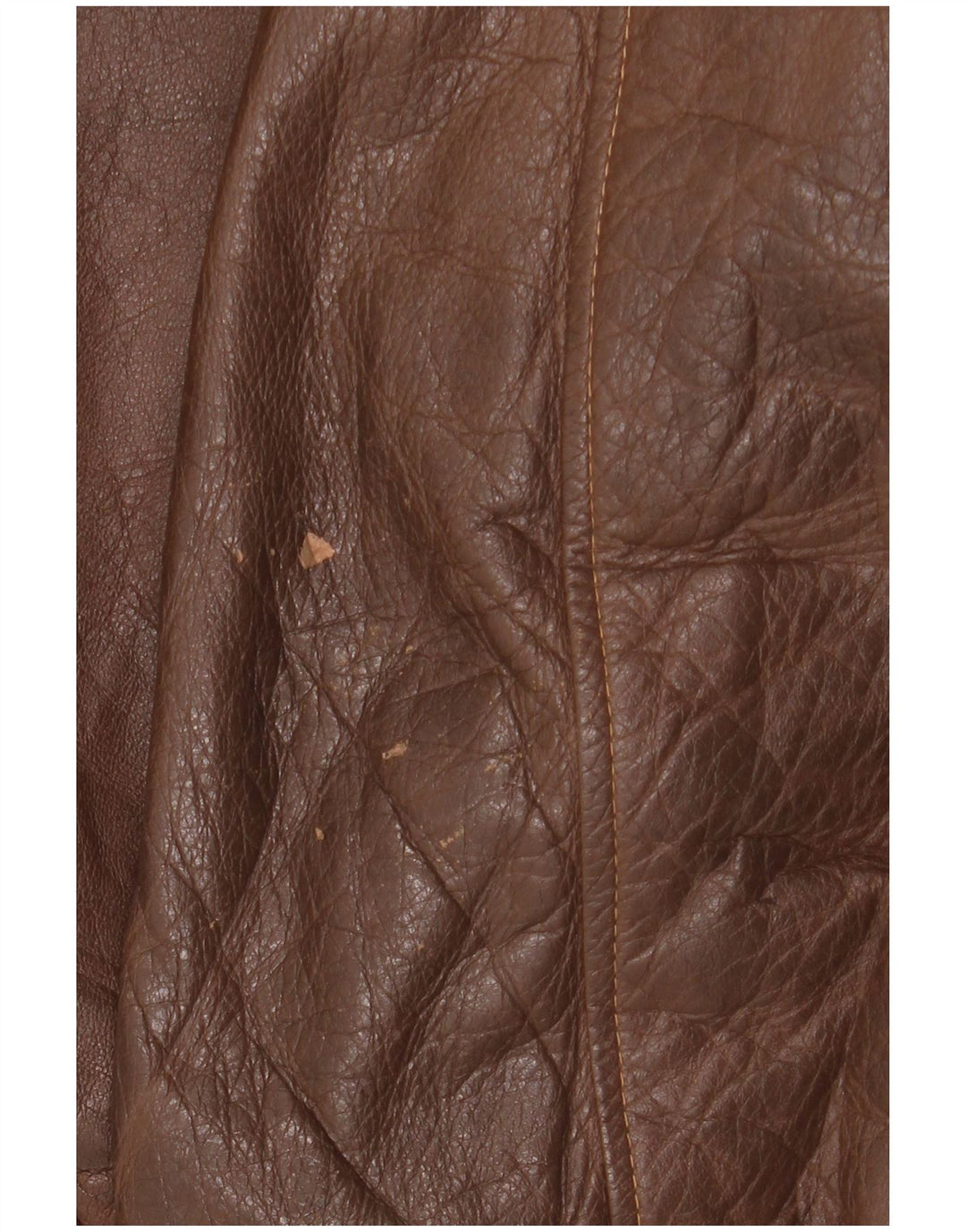 Veste en cuir homme vintage UK 44 2XL Cuir marron
