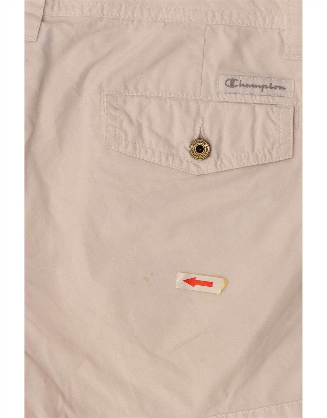 CHAMPION Short décontracté pour femme Medium W30 en coton blanc cassé