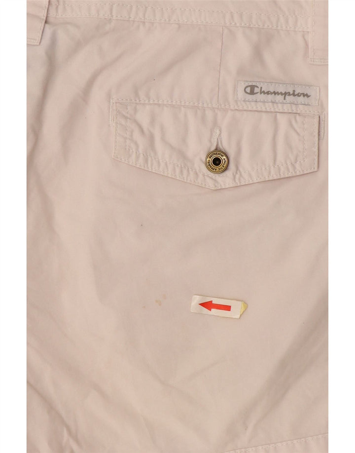 CHAMPION Short décontracté pour femme Medium W30 en coton blanc cassé