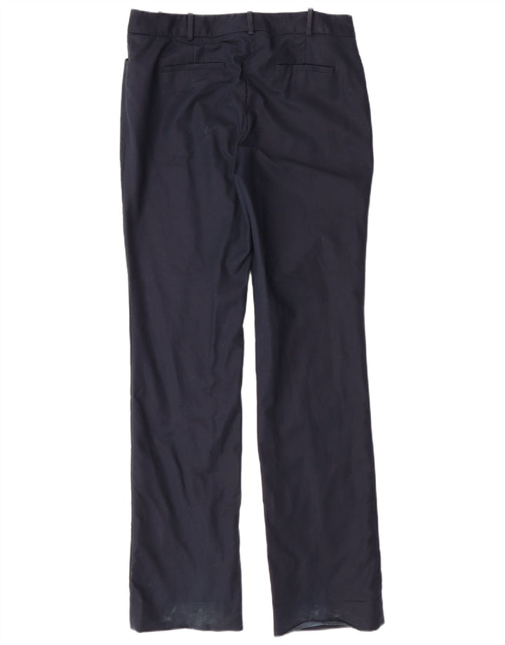 BROOKS BROTHERS Pantalon décontracté pour femme UK 12 Medium W30 L32 Bleu marine