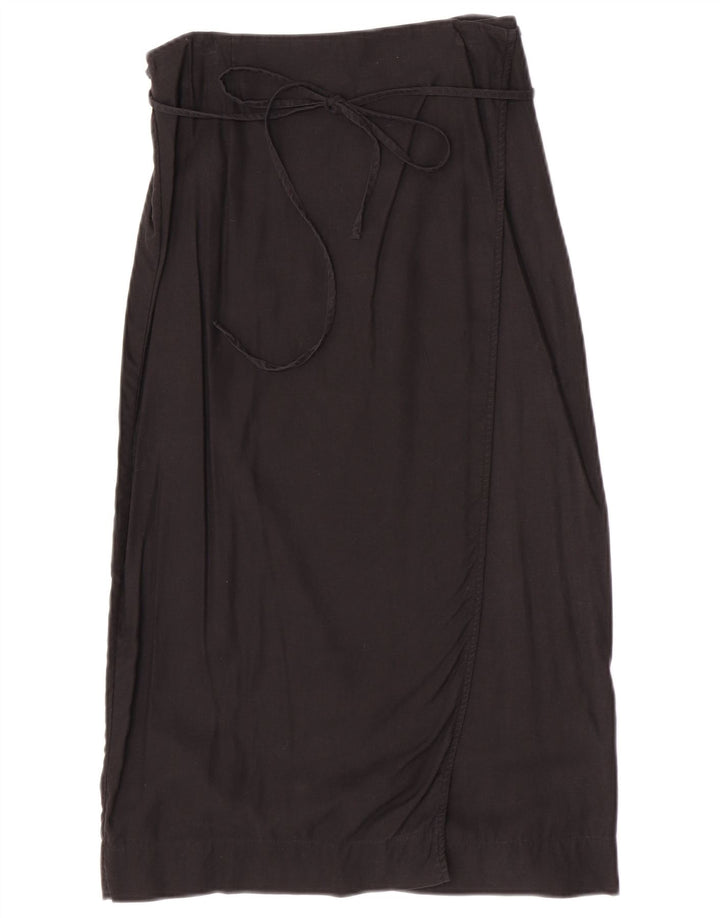 & Other Stories Jupe portefeuille femme EU 38 Medium W26 Lyocell noir