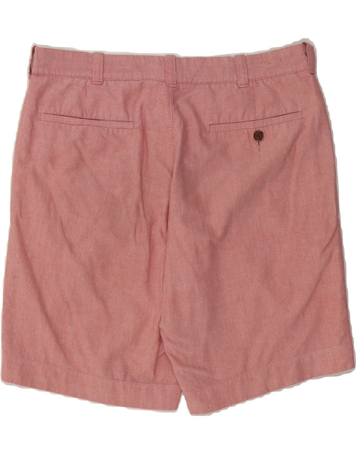 J. CREW Mens Chino Shorts W33 Medium Pink Cotton Vintage J. Crew and Second-Hand J. Crew from Messina Hembry 
