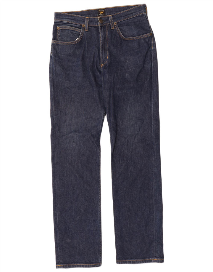 Lee Jean Droit Brooklyn Homme W30 L32 Bleu Coton