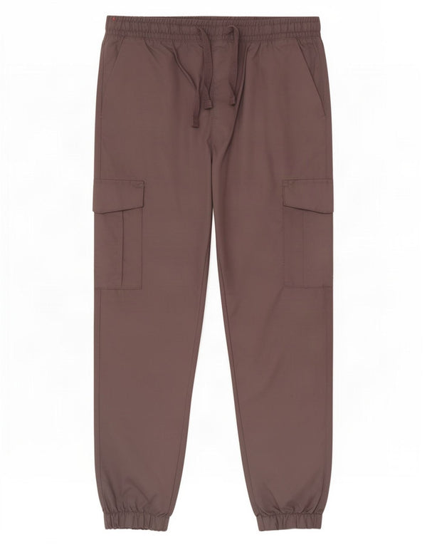 French Connection Pantalon Cargo Joggers Homme Moyen W32 L29 Gris Polyester
