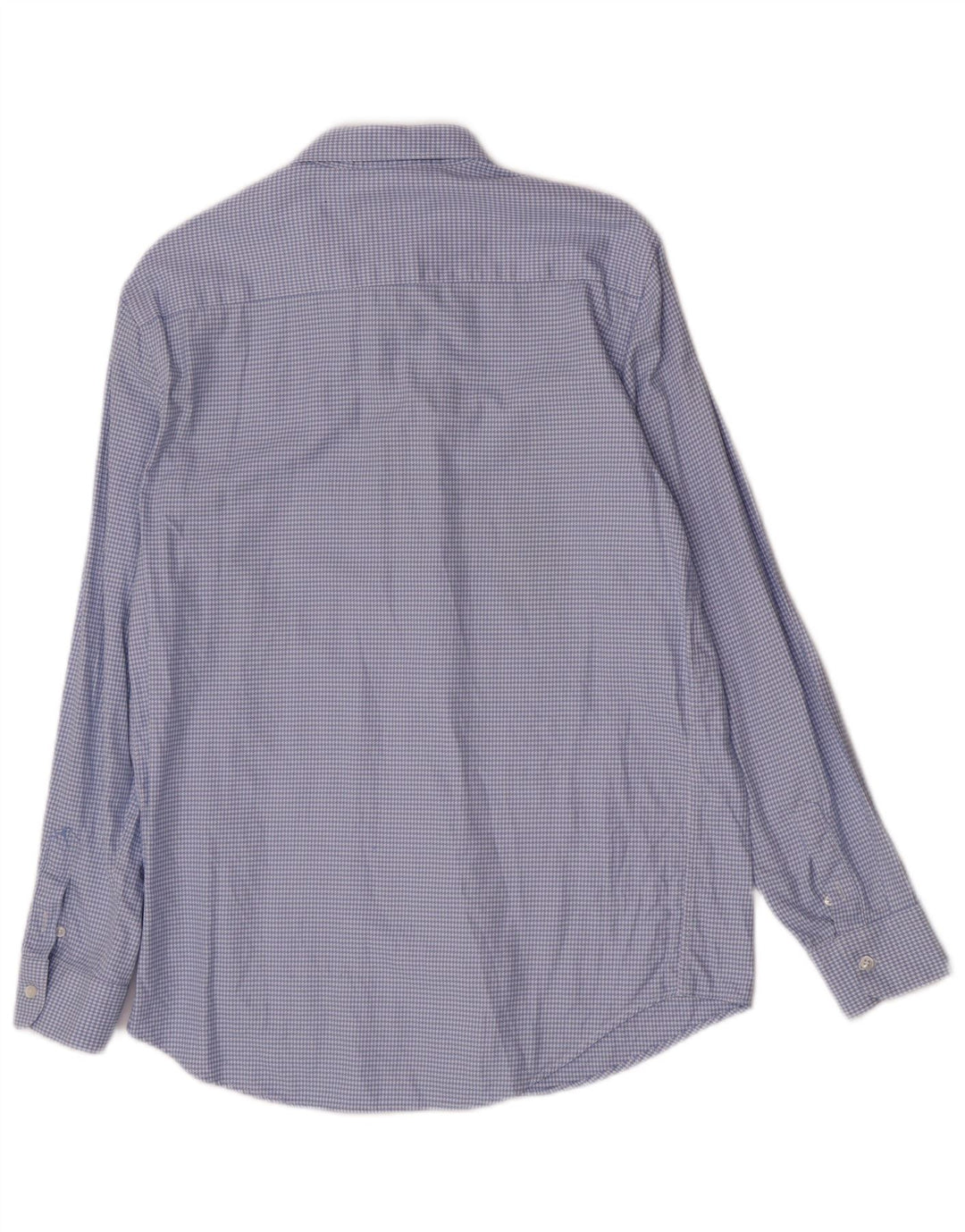 Zara Chemise Regular Fit En Flanelle Homme Bleu Pied De Poule En Coton