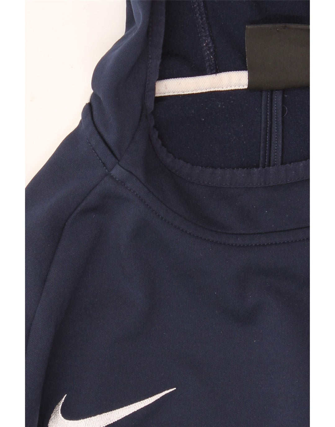 Nike Hommes Dri Fit Sweat à capuche Petit Bleu marine Colorblock Polyester