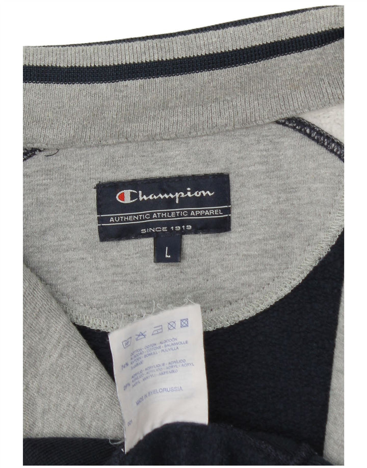 Champion Veste de Survêtement Heritage Classics Homme Bleu Marine Taille L