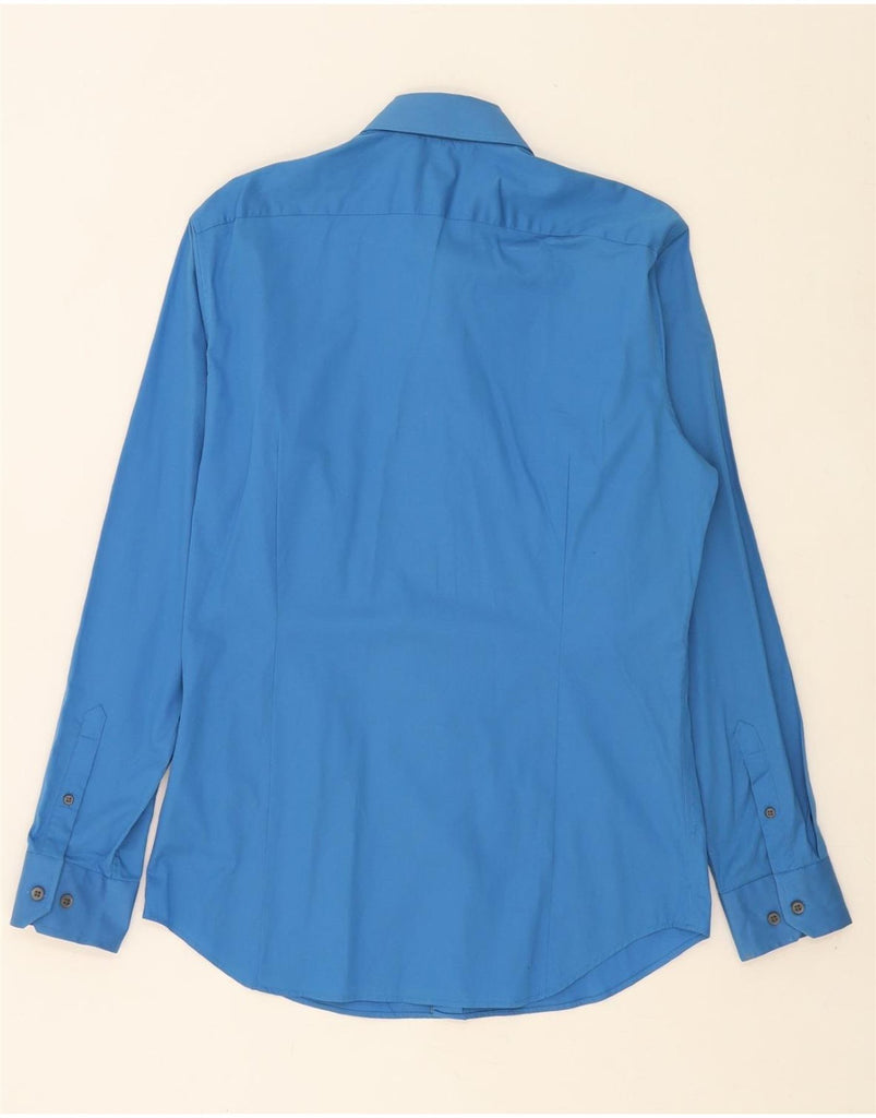 BANANA REPUBLIC Mens Slim Fit Shirt Medium Blue Cotton Vintage Banana Republic and Second-Hand Banana Republic from Messina Hembry 