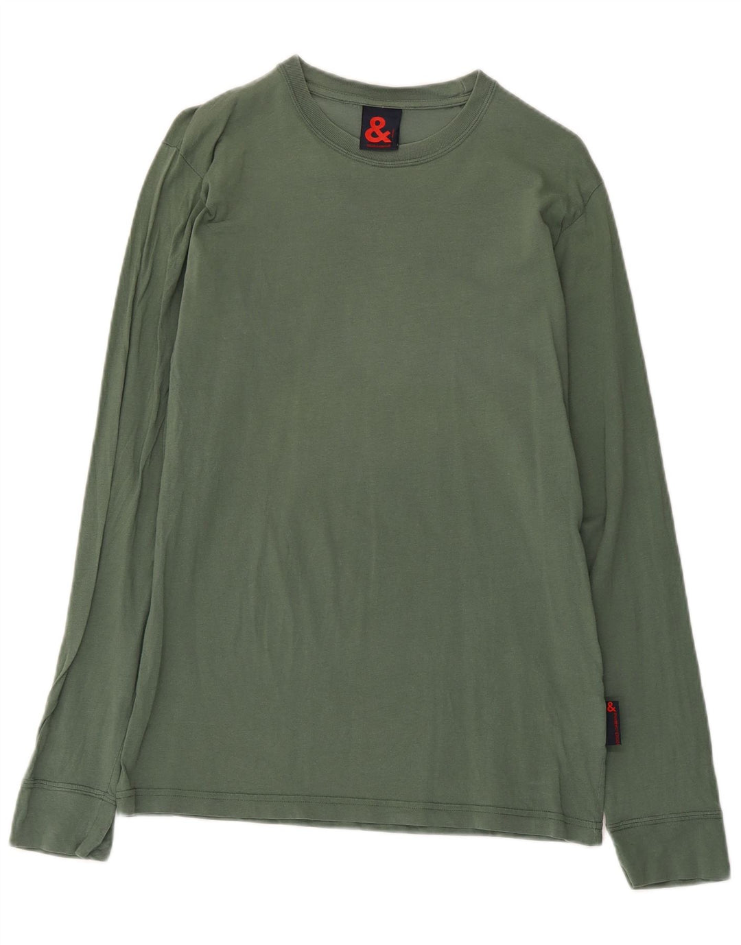 Dolce & Gabbana Femme Top Manches Longues IT 48 XL Kaki Coton