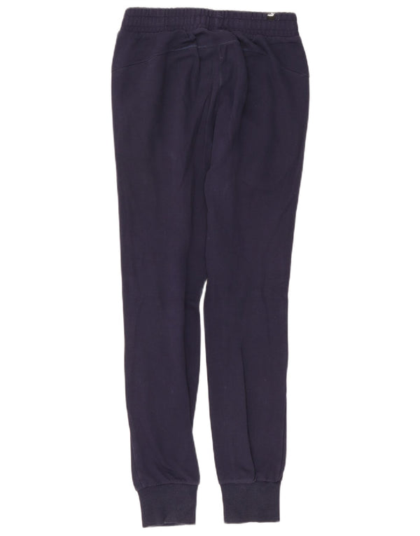 Puma Pantalon de survêtement pour femme UK 6 XS Bleu marine Coton