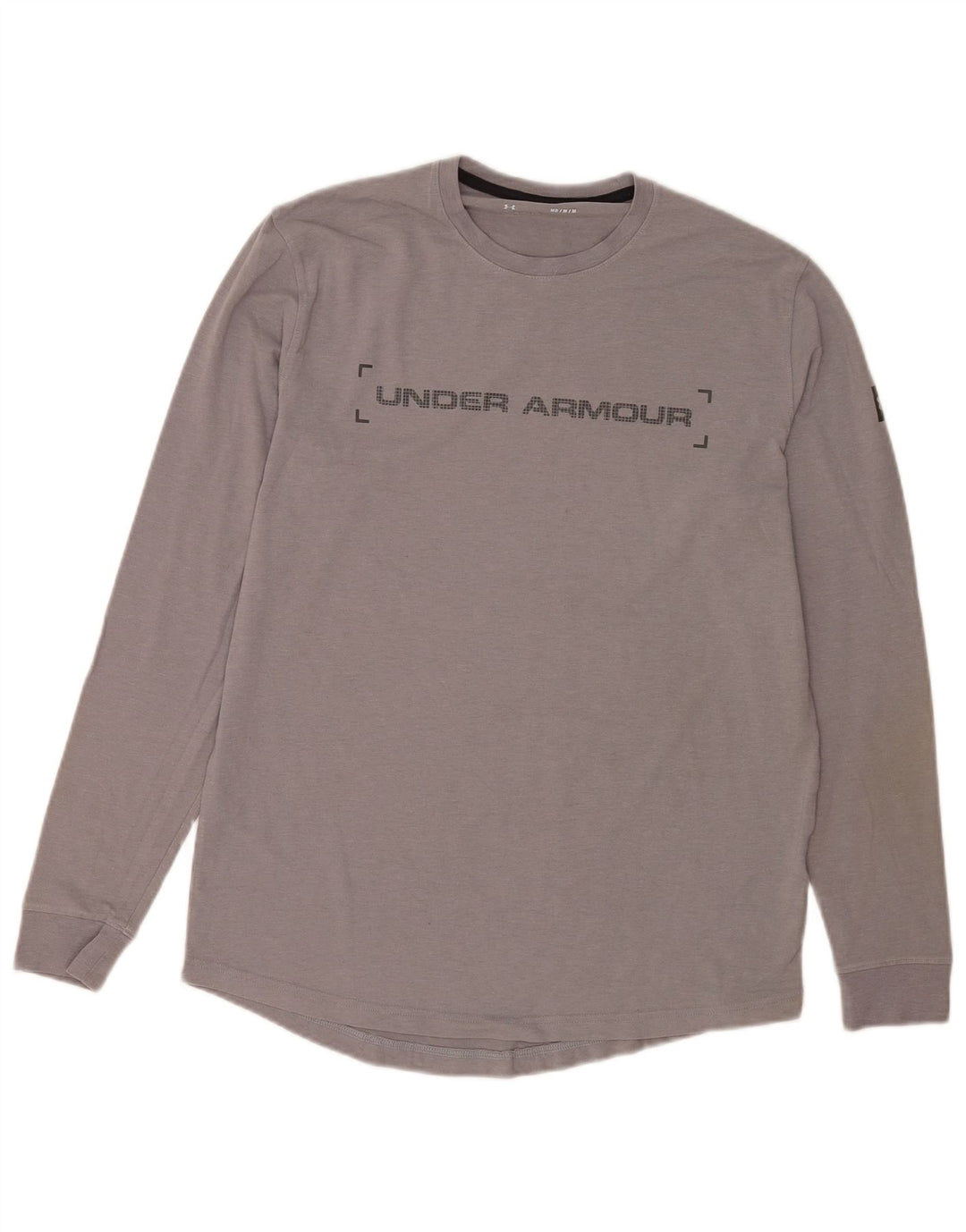 Under Armour Haut Graphique à Manches Longues Homme Gris Moyen