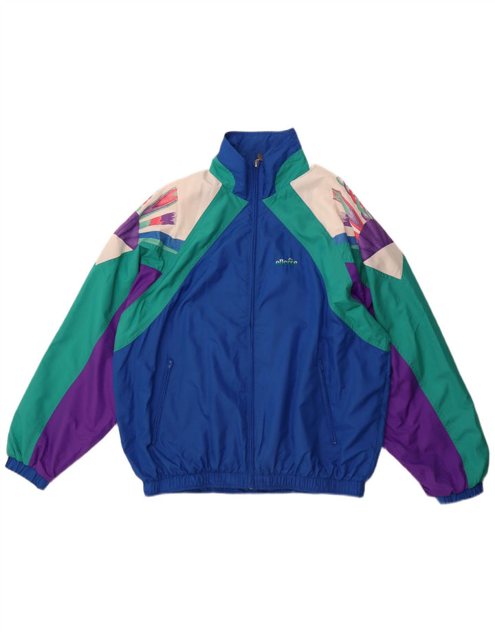 Ellesse Survêtement ample coupe ample pour homme IT 48 Bleu moyen Colourblock