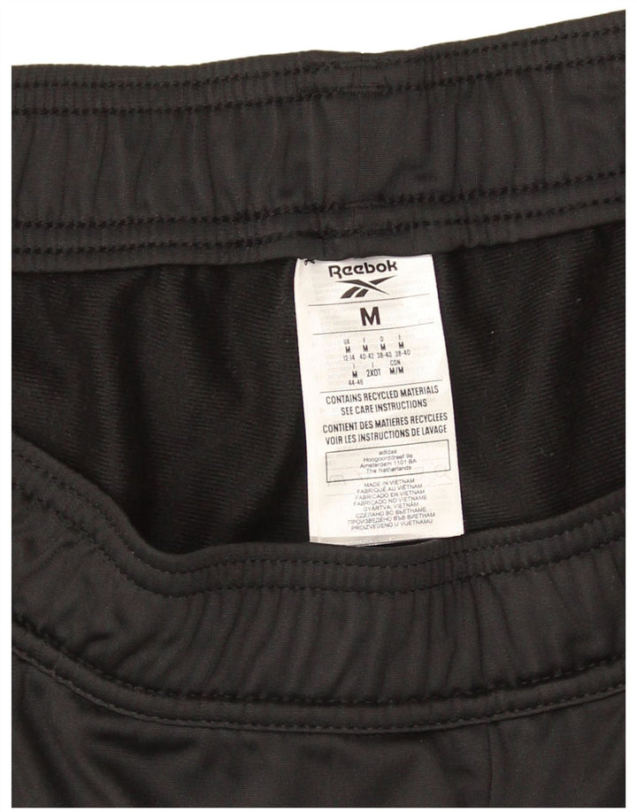 Reebok Pantalon de Survêtement Joggers UK 12/14 Femme Noir Moyen Polyester