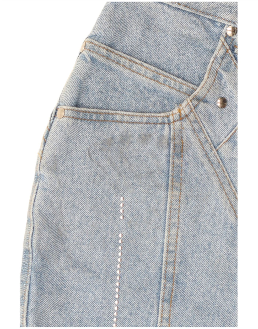Jinglers Femme Mini Jupe En Jean W28 Bleu Moyen Coton