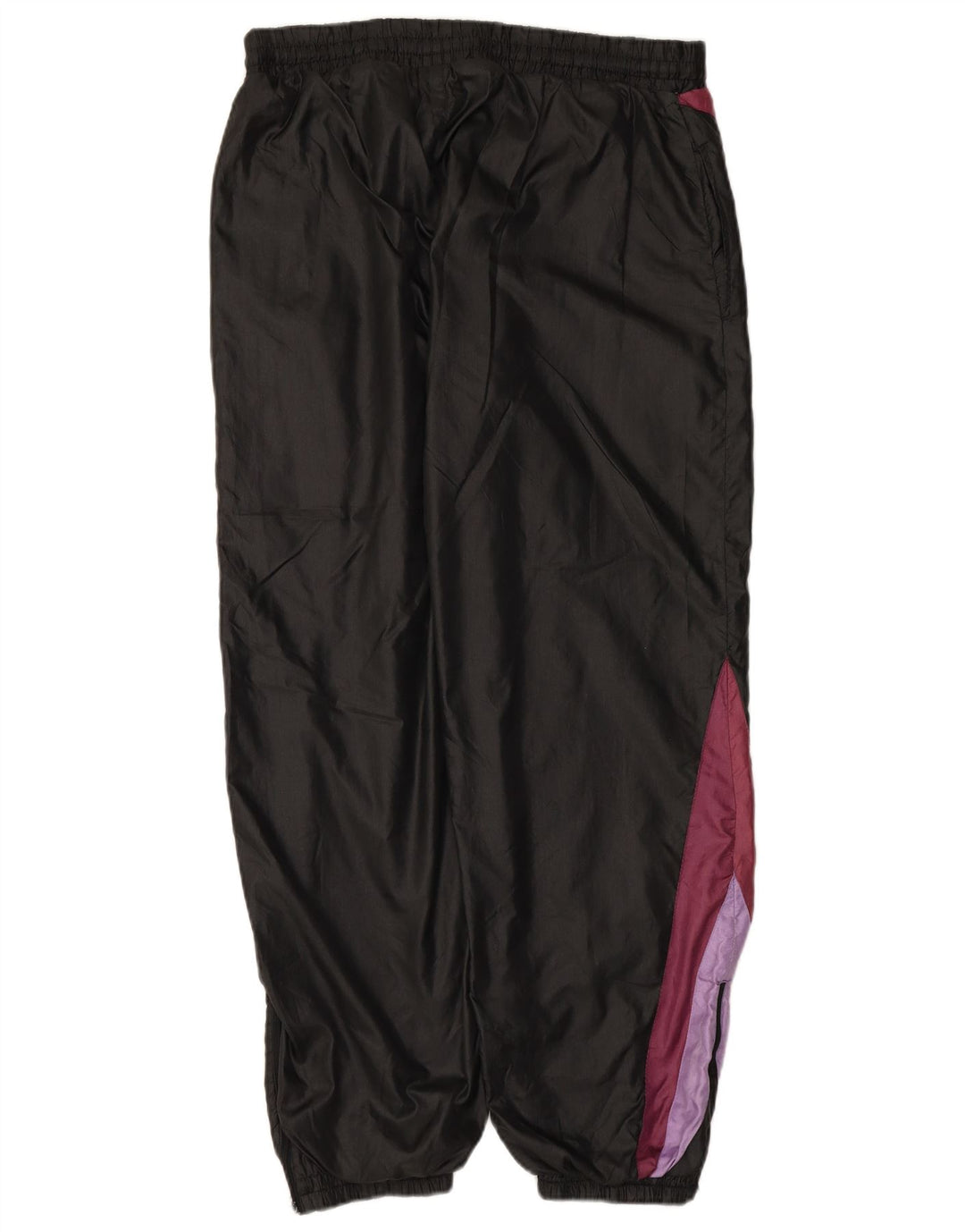 VINTAGE Pantalon de survêtement pour hommes Joggers Large Black Colourblock