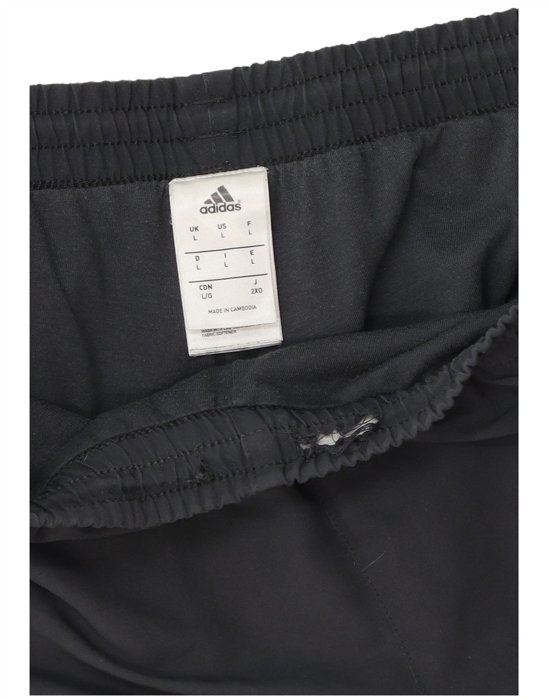Adidas Pantalon de survêtement pour homme Large Noir Polyester
