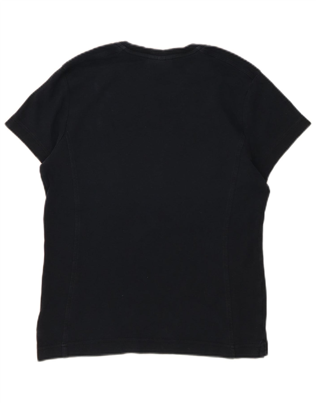 CHAMPION T-Shirt Easy Fit pour Femme UK 14 Large Bleu Marine