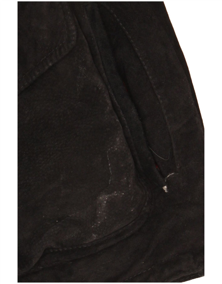 DINO' Z Manteau coupe-vent surdimensionné à capuche pour femme UK 14 Noir moyen