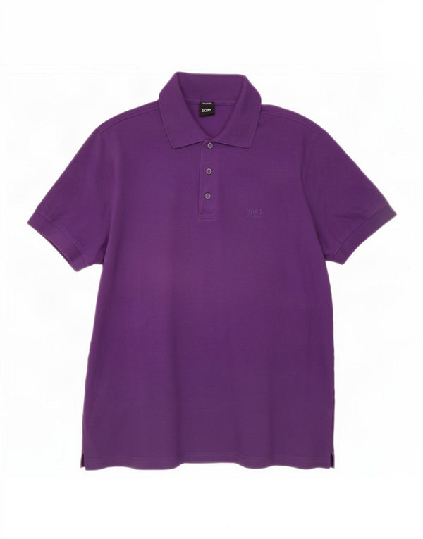 Hugo Boss Polo XL Homme Violet Coton