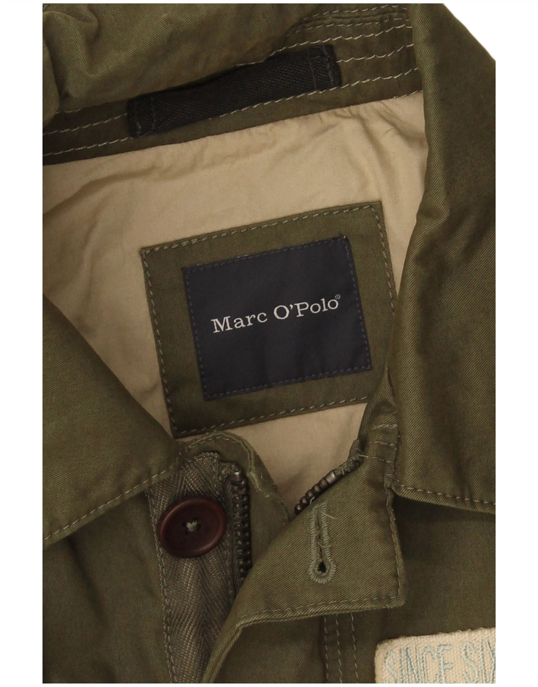 Marc O'Polo Veste militaire pour homme UK 36 Small Green Army