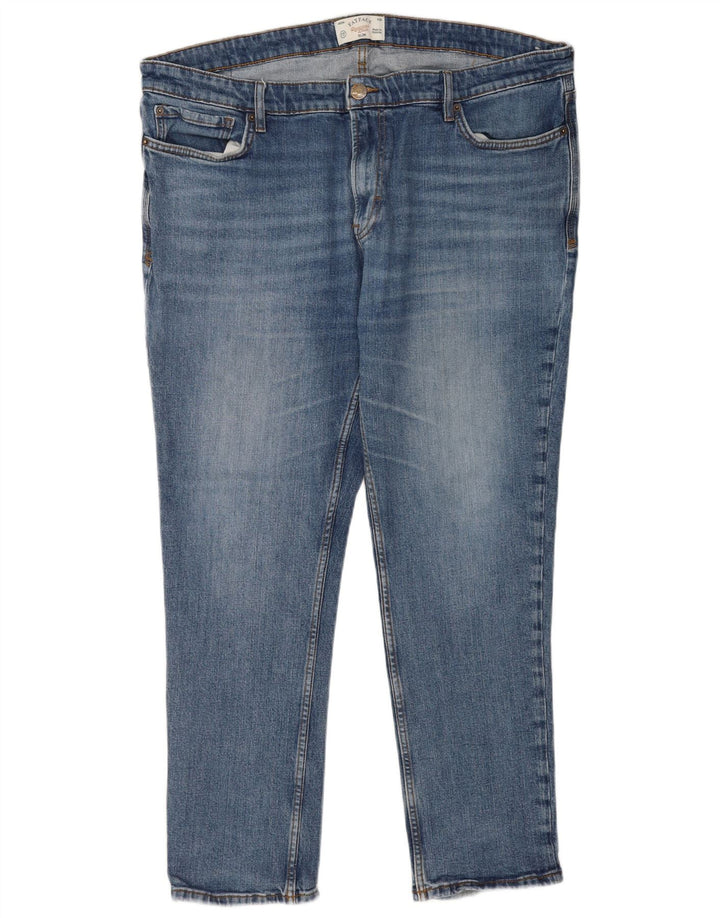Fat Face Jean Slim Homme W42 L28 Bleu Coton