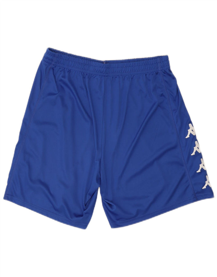 Kappa Short de Sport Graphique Homme 2XL Bleu