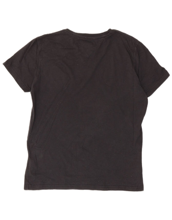 Tommy Hilfiger T-Shirt Homme Noir Moyen Coton