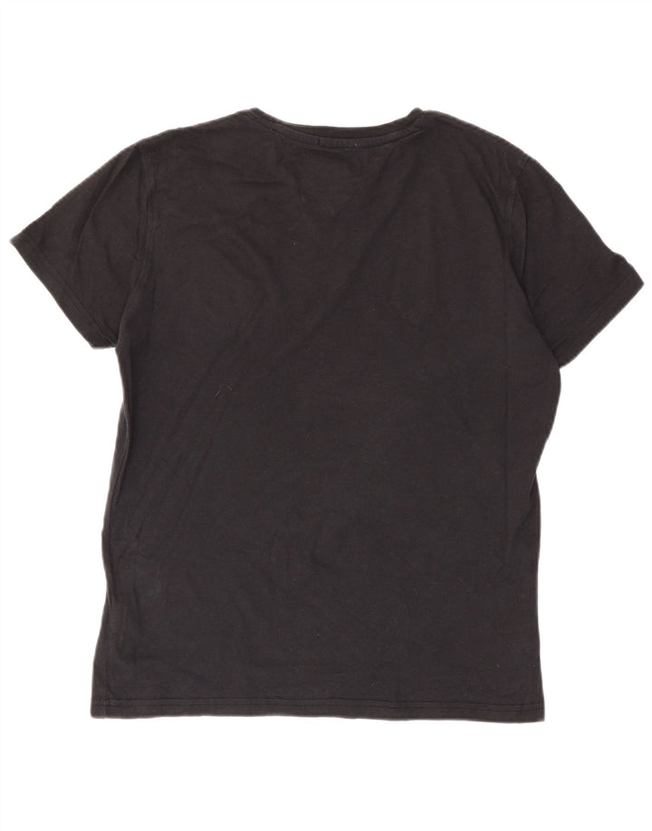 Tommy Hilfiger T-Shirt Homme Noir Moyen Coton