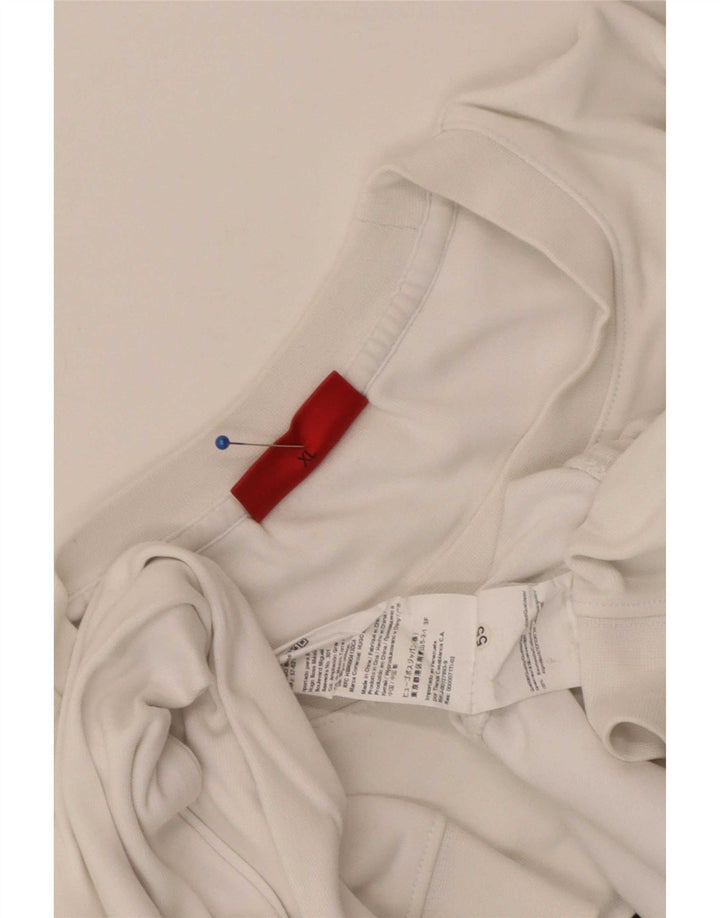 HUGO BOSS Homme Sweat-shirt graphique XL Coton blanc