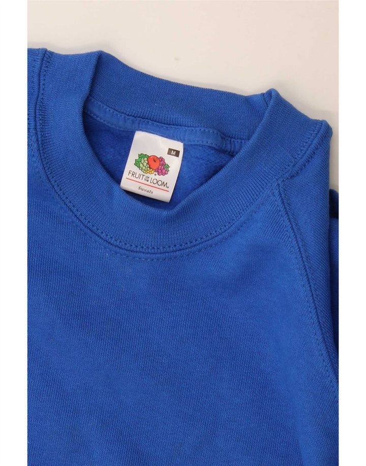 Fruit Of The Loom Sweat-shirt Regular Fit Homme Bleu Moyen Coton
