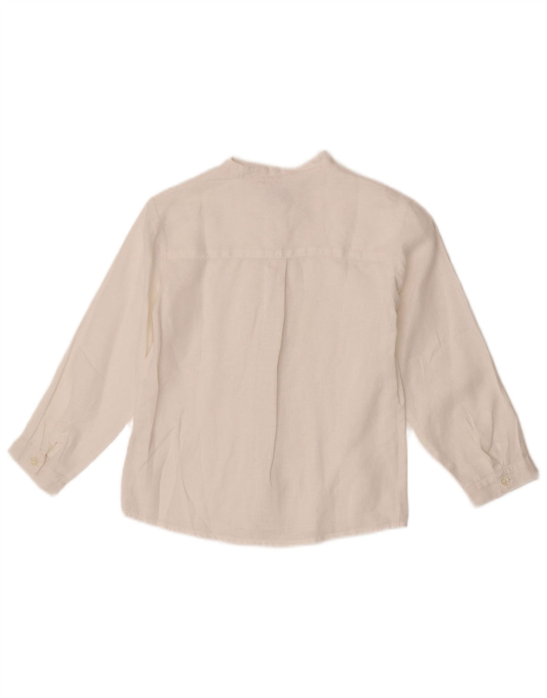 Chemise Monsoon Garçon 7-8 ans Lin Blanc