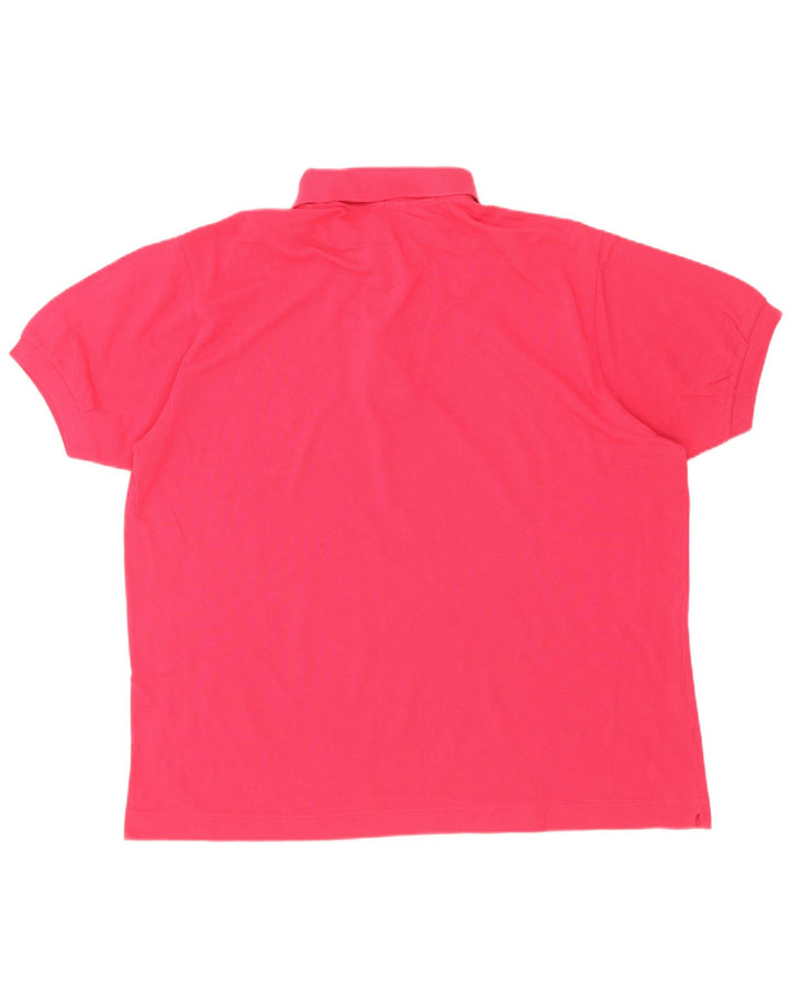 Lacoste Polo Homme Taille 7 2XL Coton Rose