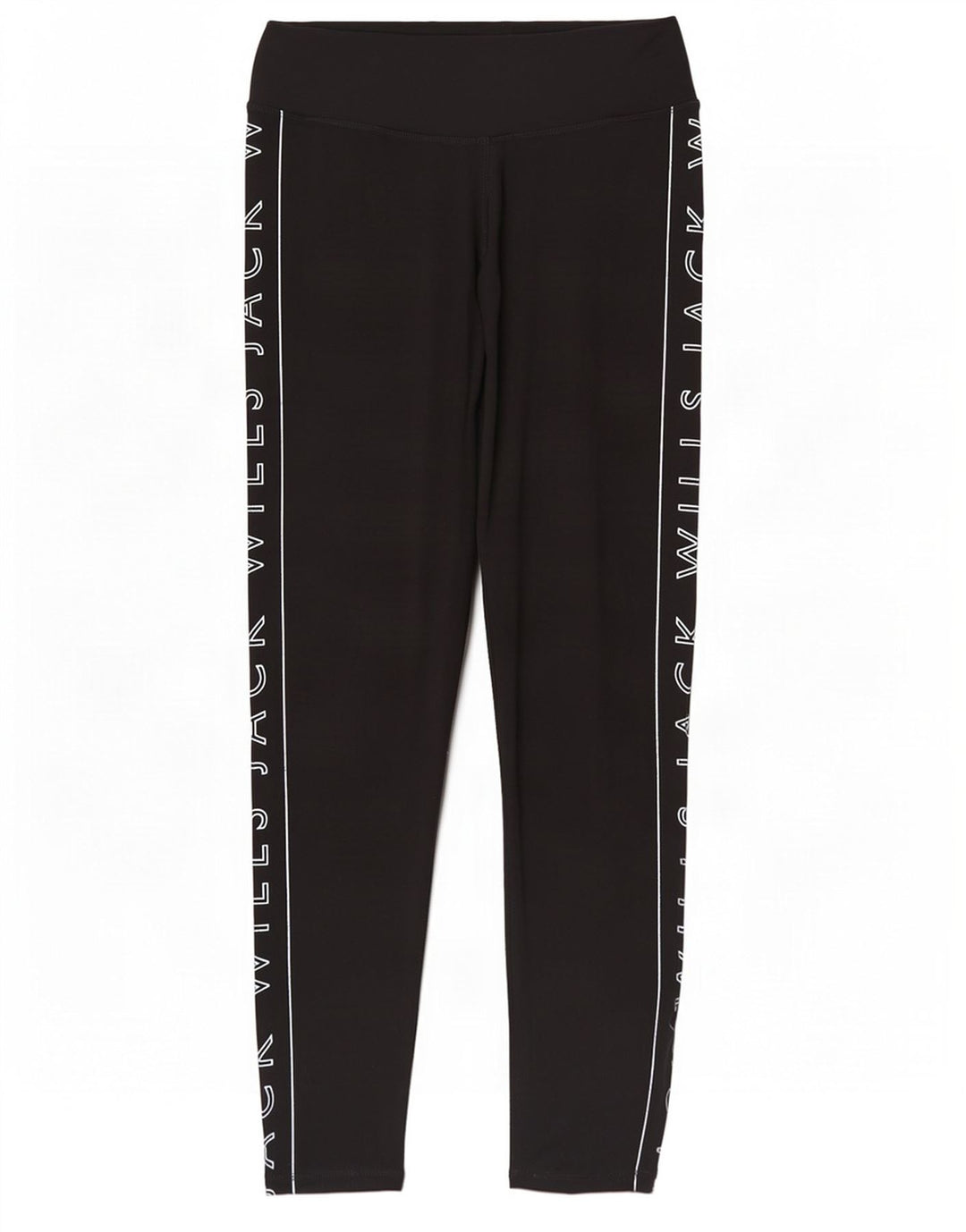 Jack Wills Leggings graphiques pour femmes UK 12 Polyester noir moyen