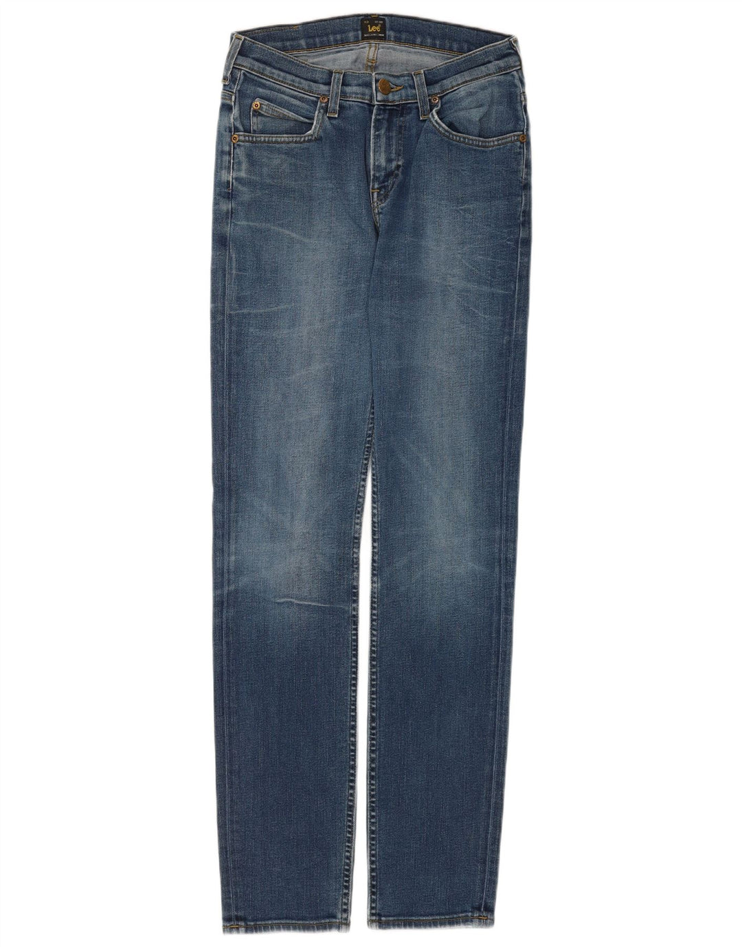Lee Jean Slim Rider Femme W28 L32 Bleu Coton