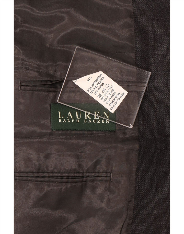 Ralph Lauren Veste blazer longue à 2 boutons pour homme UK 40 Large Gris
