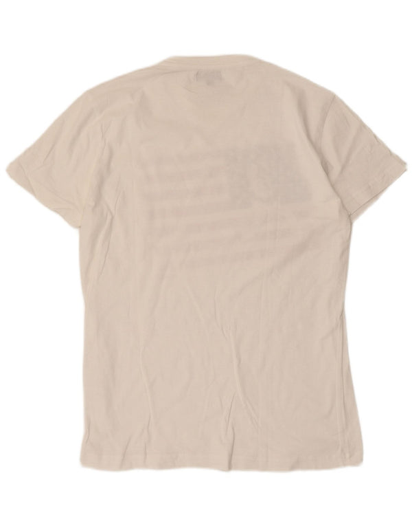 Carrera T-shirt graphique pour homme en coton blanc Large